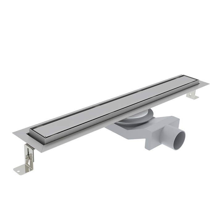 Изображение Трап душевой Plumberia Selection PS IN-TILE PST100 6x100 решетка нержавеющая сталь