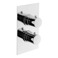 Смеситель термостат встраиваемый Plumberia Selection XOT5020 для душа 2 выхода со встраиваемой частью схема 1