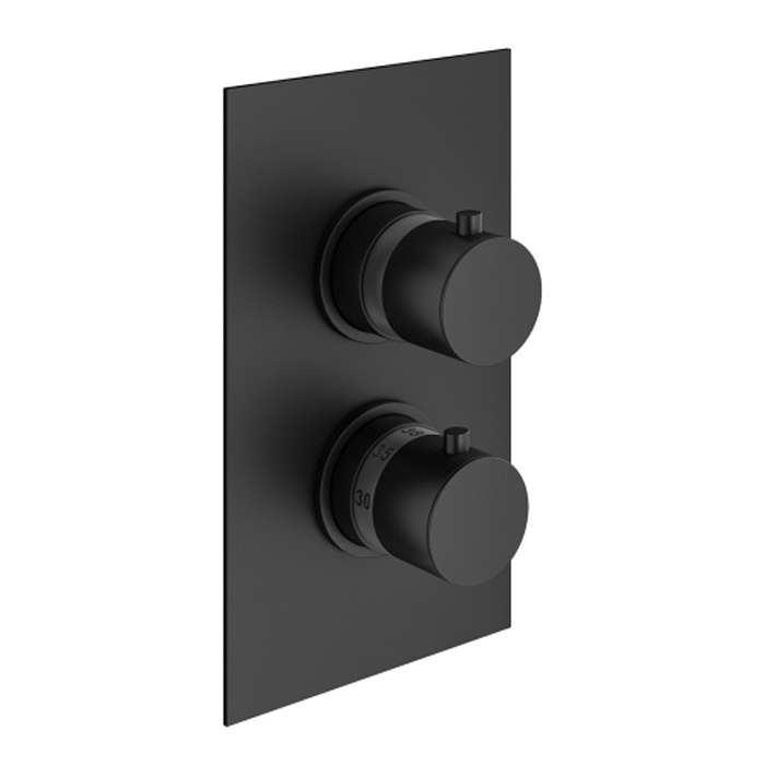 Смеситель термостат встраиваемый Plumberia Selection XOT5020 для душа 2 выхода со встраиваемой частью ФОТО