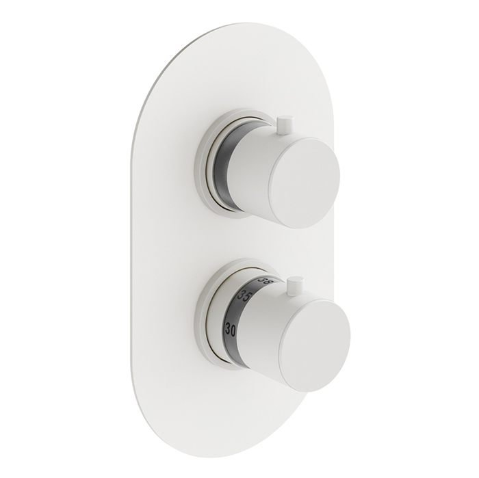 Изображение Смеситель термостат встраиваемый Plumberia Selection XOT5050 для душа 3 выхода со встраиваемой частью