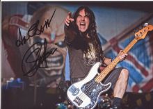 Автограф: Стив Харрис. Iron Maiden