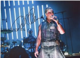 Автограф: Тилль Линдеманн. Rammstein