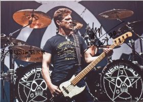 Автограф: Джейсон Ньюстед. Metallica. Newsted
