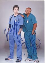 Автографы: Зак Брафф, Дональд Фэйсон. Клиника / Scrubs