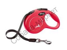Рулетка Flexi серия Classic New размер XS (до 12кг) 3м лента КРАСНАЯ