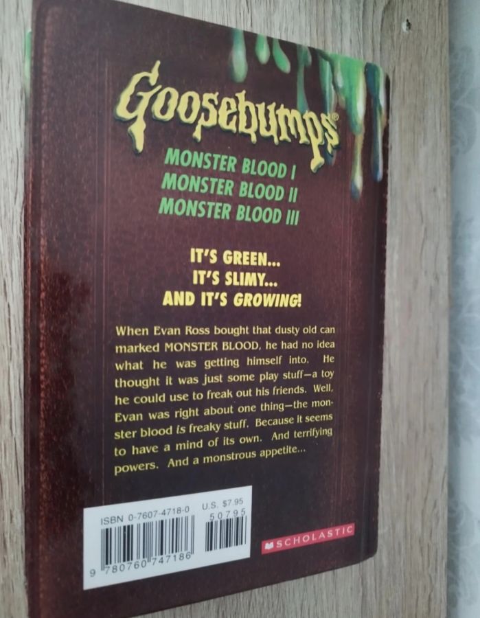 Goosebumps: monster blood collection ужастики