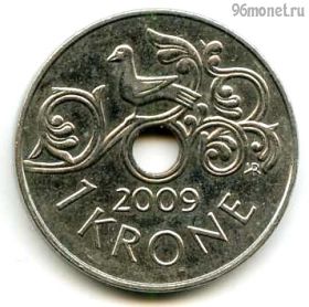 Норвегия 1 крона 2009