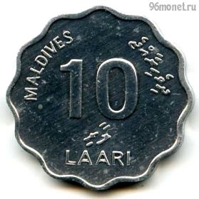 Мальдивы 10 лари 1984