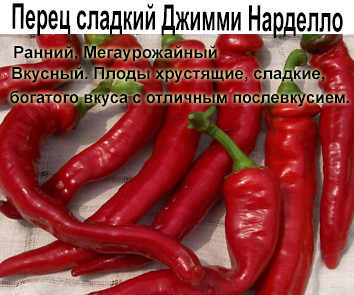 Перец сладкий Джимми Нарделло
