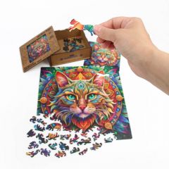 Деревянный пазл Мейн-кун от Yoshatoys