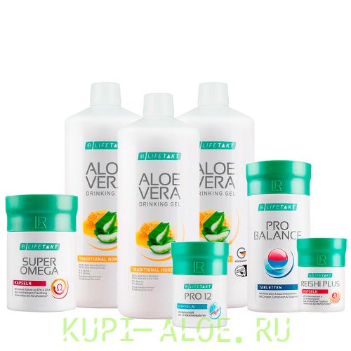 Набор «Обмен веществ» с Гелем Алоэ Вера со вкусом меда