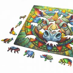 пазл Носорог