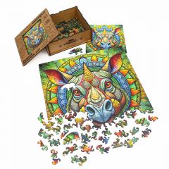 пазл Носорог