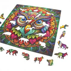 Деревянный пазл Сова