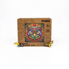 Деревянный пазл Сова