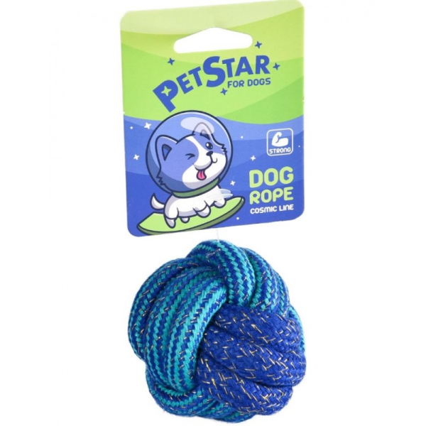 Игрушка для собак Pet Star мяч веревочный