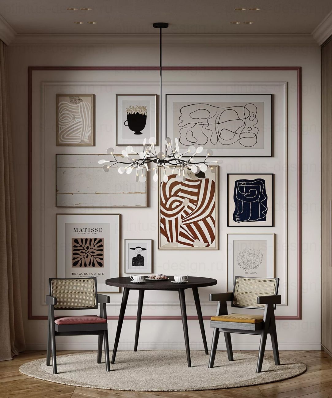 PX031 Cosca плинтус экополимер, 82х11, 2000 мм