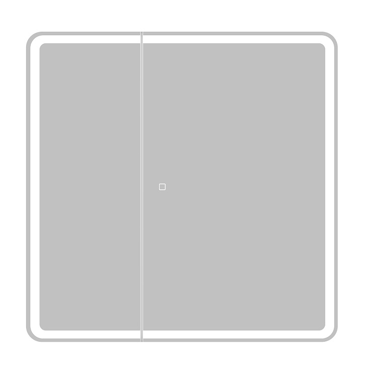 Зеркало-шкаф BelBagno SPC-MAR-800/800-2A-LED-TCH