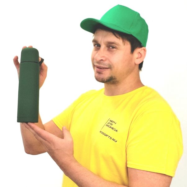 Термос Soft зеленый