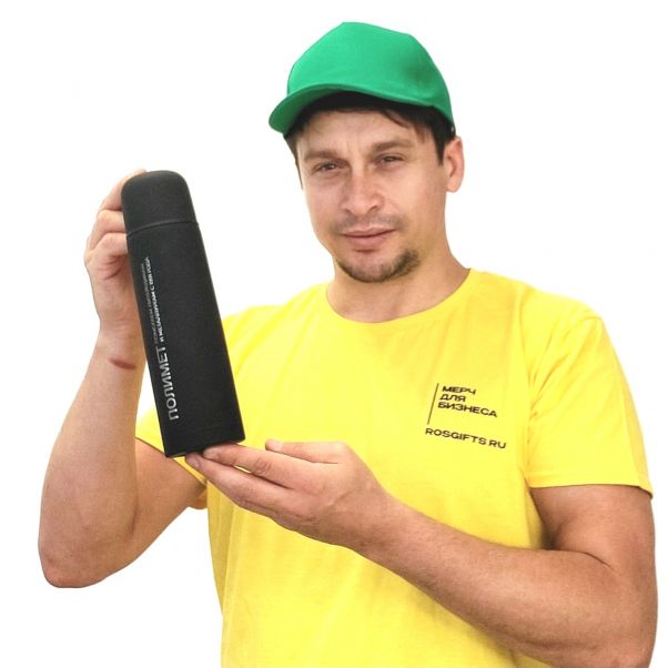 Термос Soft черный