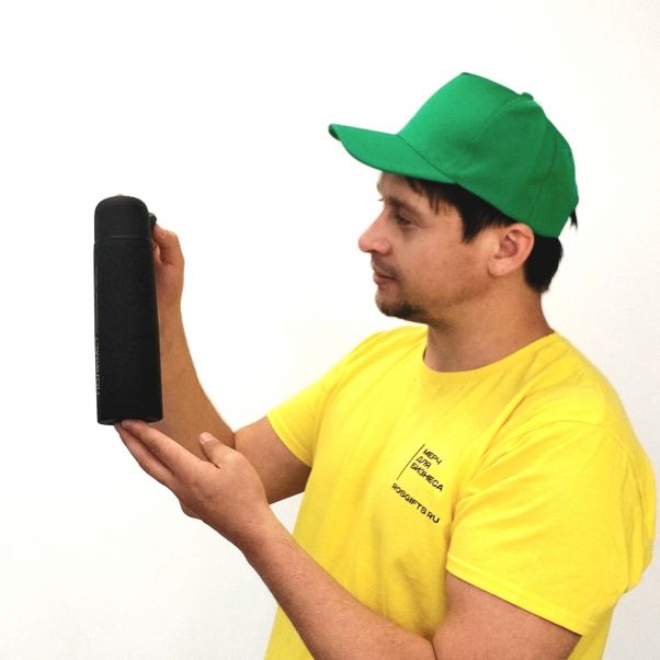 Термос Soft черный