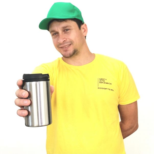 Термокружки Can серебристые