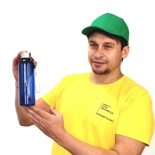 Бутылка для воды Water синяя