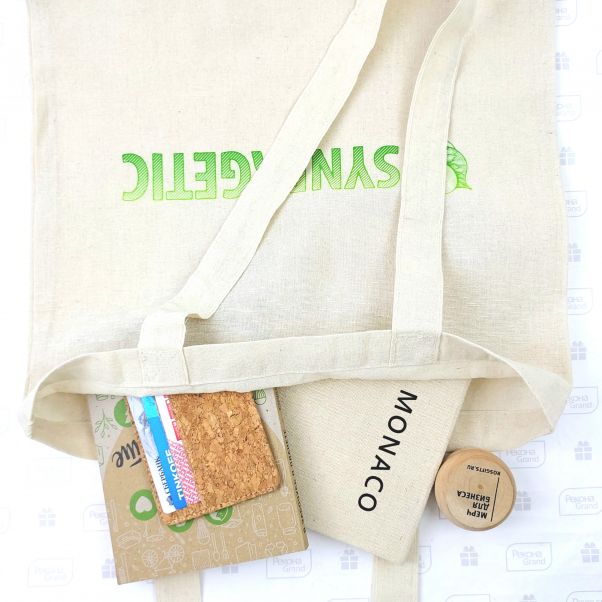 Эко сумки с логотипом для SYNERGETIC