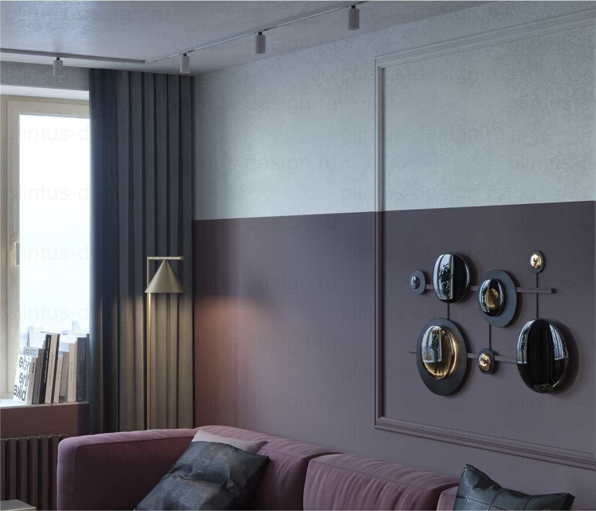 MX024 Молдинг экополимер, 58х19, 2000 мм