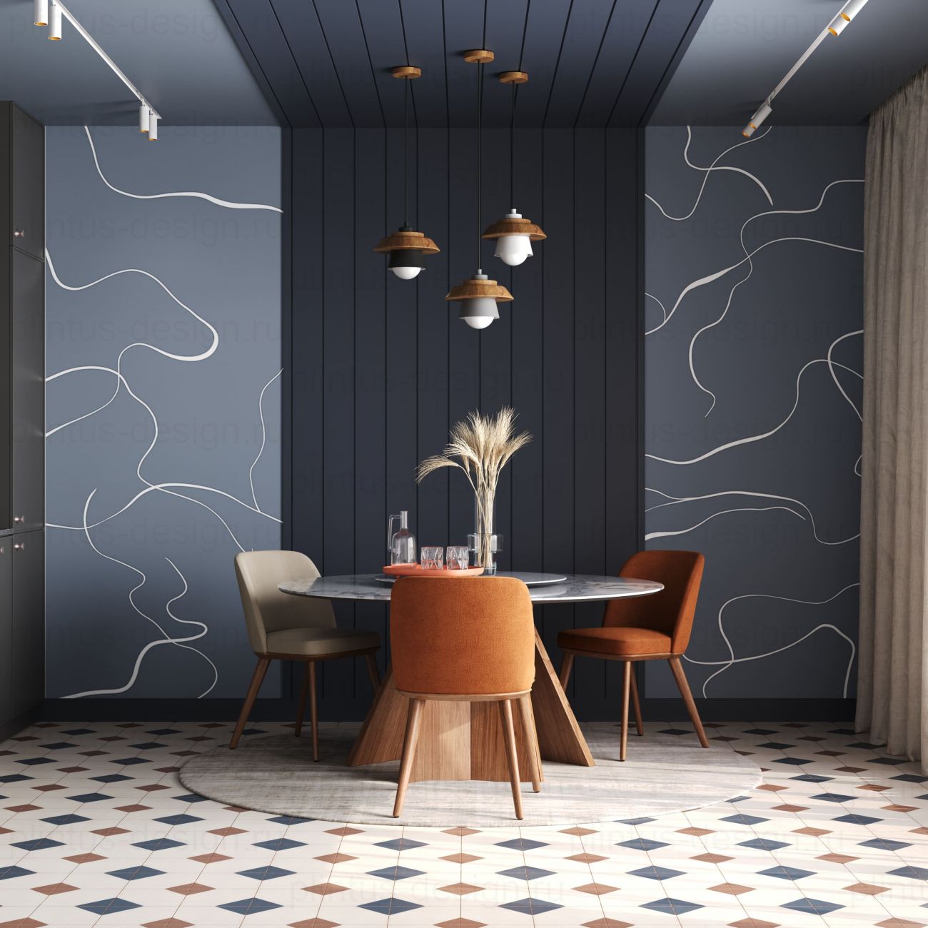 MF002 Молдинг финишный экополимер, 38х12, 2800 мм