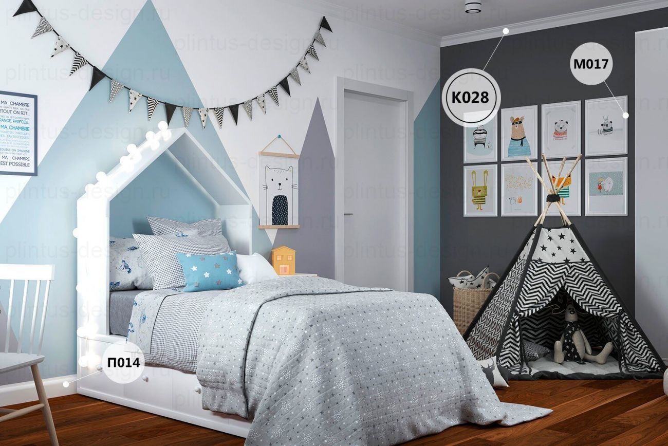 KX028 Карниз экополимер, 75х75, 2000 мм