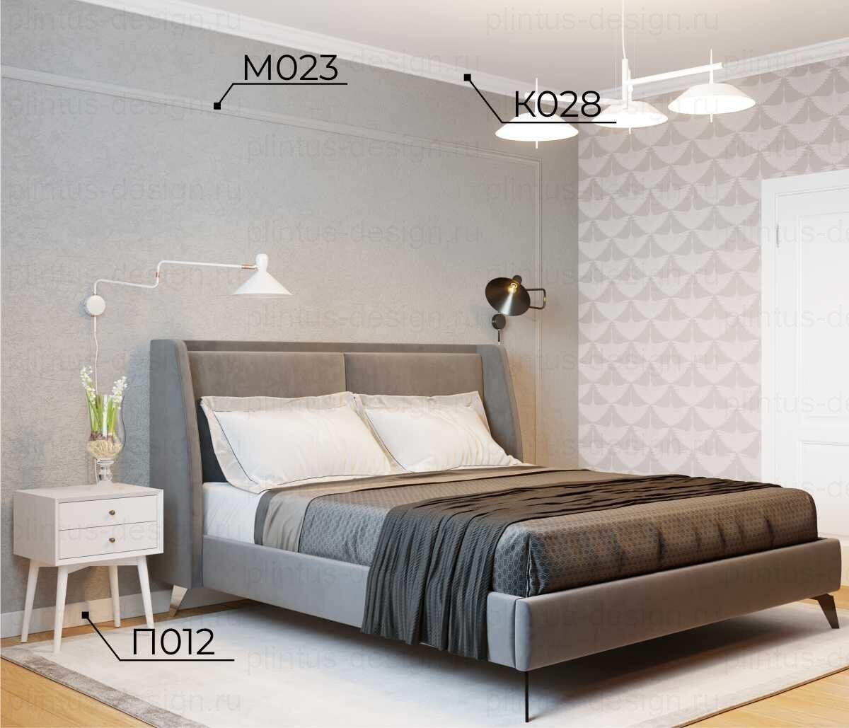 KX028 Карниз экополимер, 75х75, 2000 мм