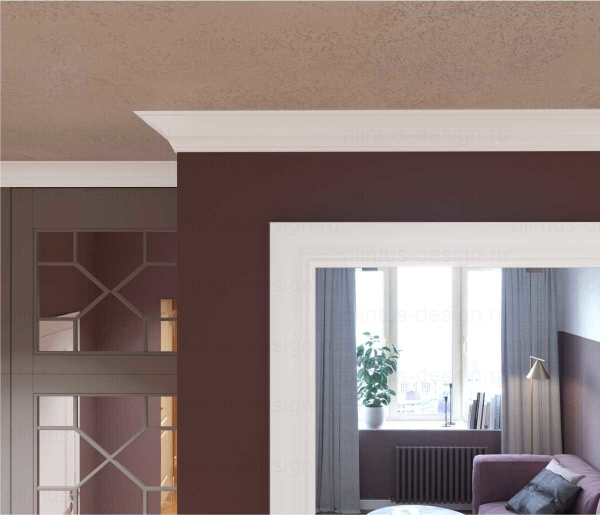 KX014 Карниз экополимер, 69х69, 2000 мм