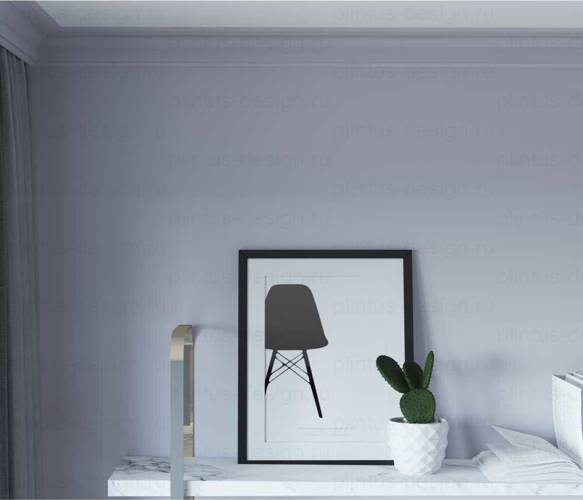 KX006 Карниз экополимер, 60х60, 2000 мм