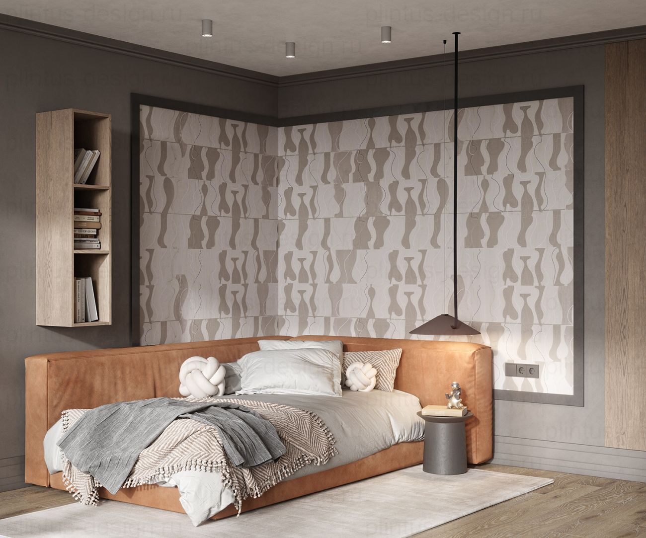 KX066 Карниз экополимер, 60х90, 2000 мм