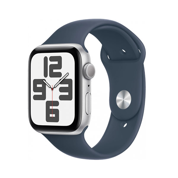 Apple Watch SE Gen 2, 40mm, Silver + ремешок Sport Band «Denim»
