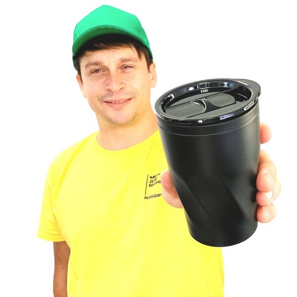 Термокружка BASIC черная