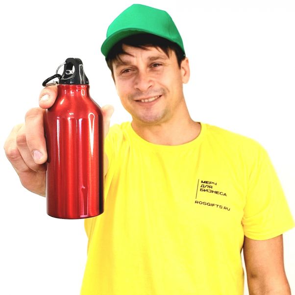 Эко бутылка Oregon Recycled красная