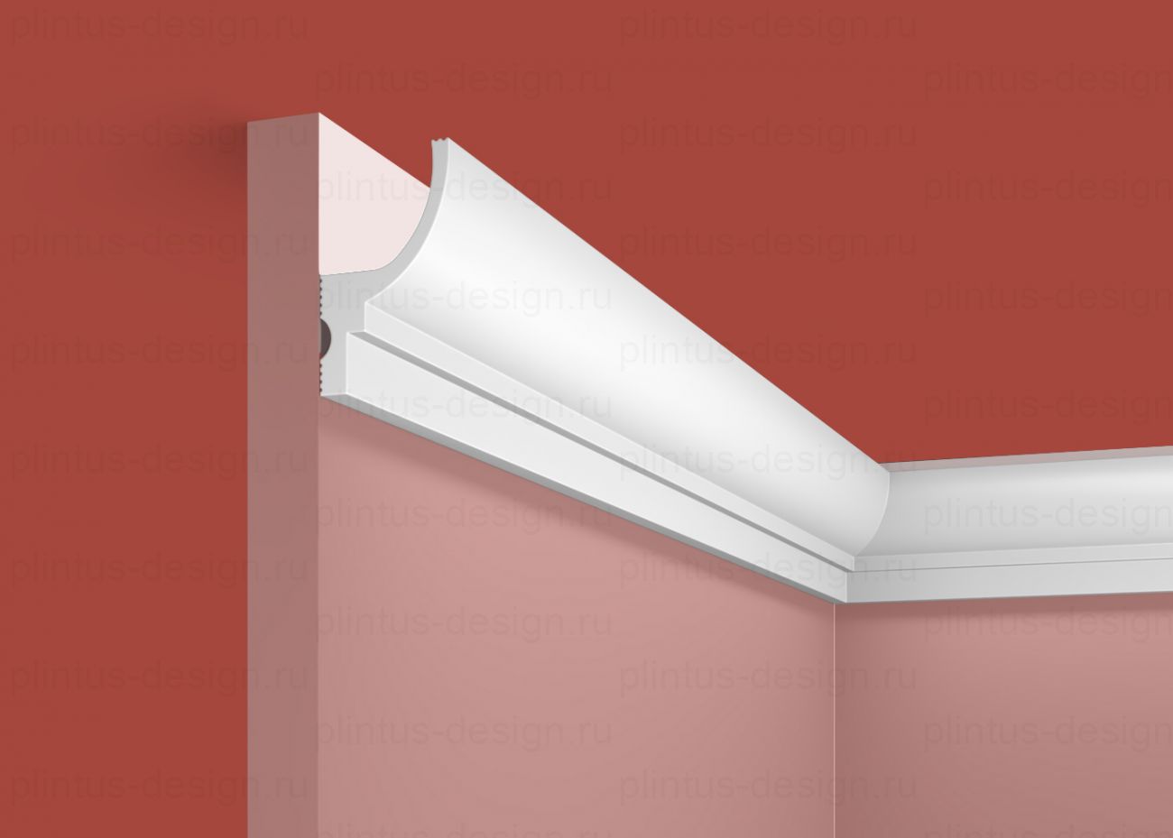 KX071 Карниз экополимер, 60х35, 2000 мм