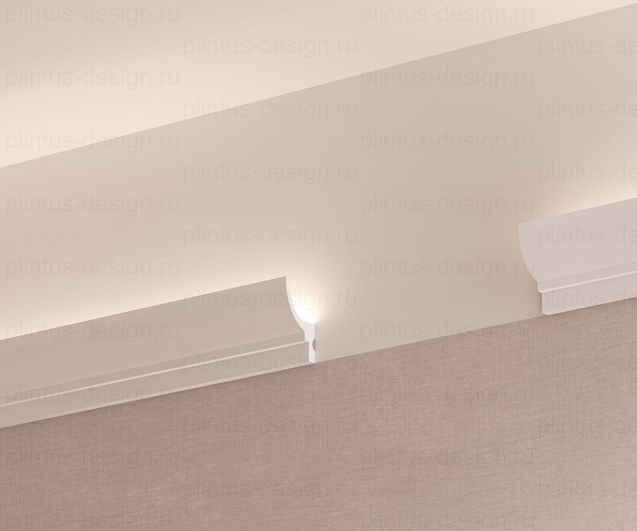 KX071 Карниз экополимер, 60х35, 2000 мм