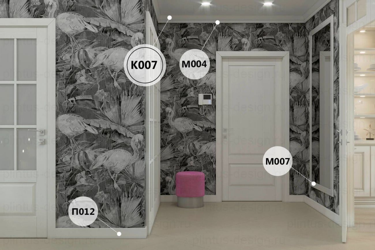 KX007 Карниз экополимер, 70х42, 2000 мм