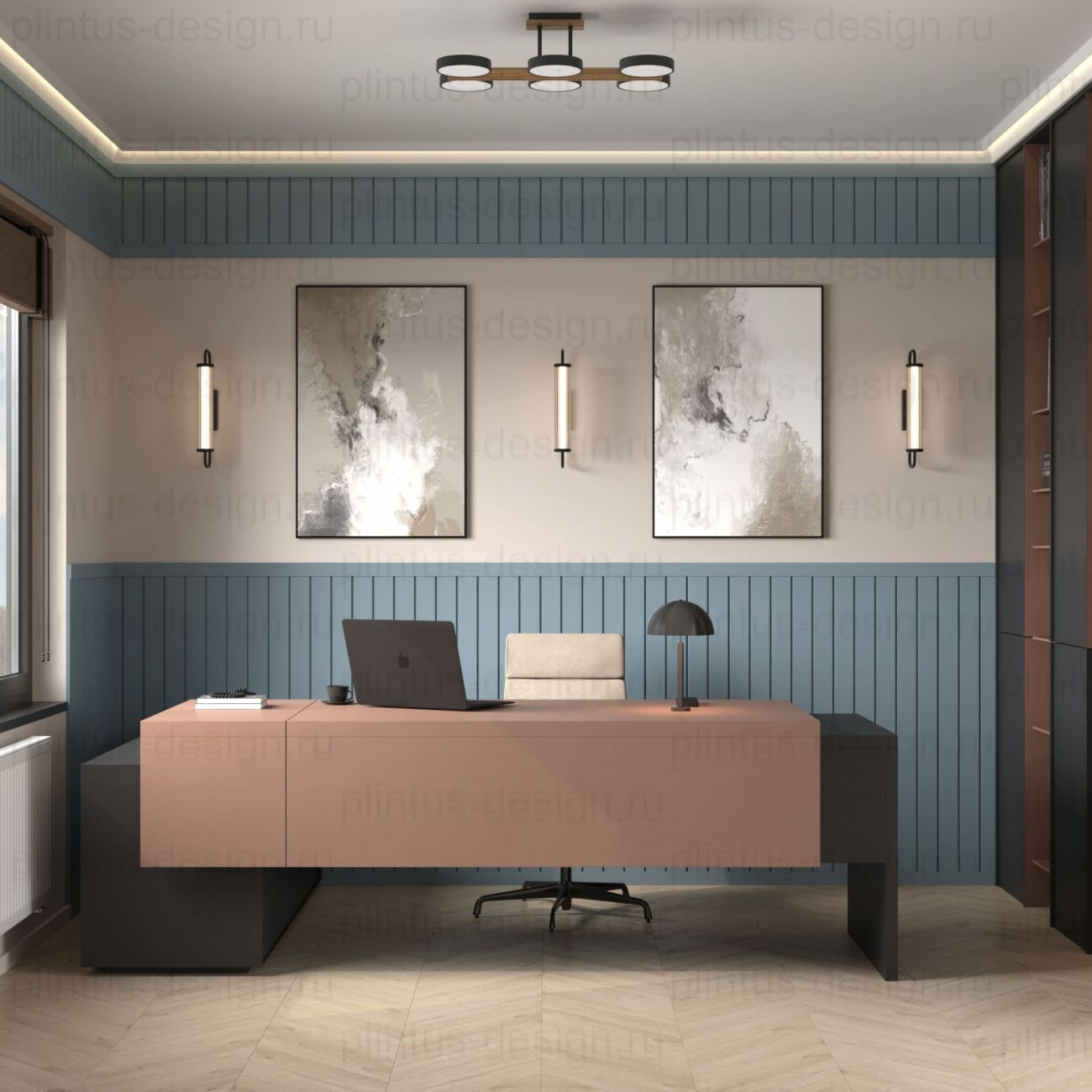 KX052 Карниз экополимер, 72х65, 2000 мм