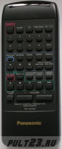 PANASONIC RAK-SC306W, SA-CH55, RAK-SC307WM, SC-CH11, SA-CH33