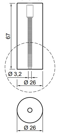Пьедестал Antonio Lupi Lavabi BORGHI30 из материала Flumood ФОТО