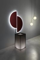 Напольная раковина Antonio Lupi Lavabi AURA 45х45 см с подсветкой и без схема 8