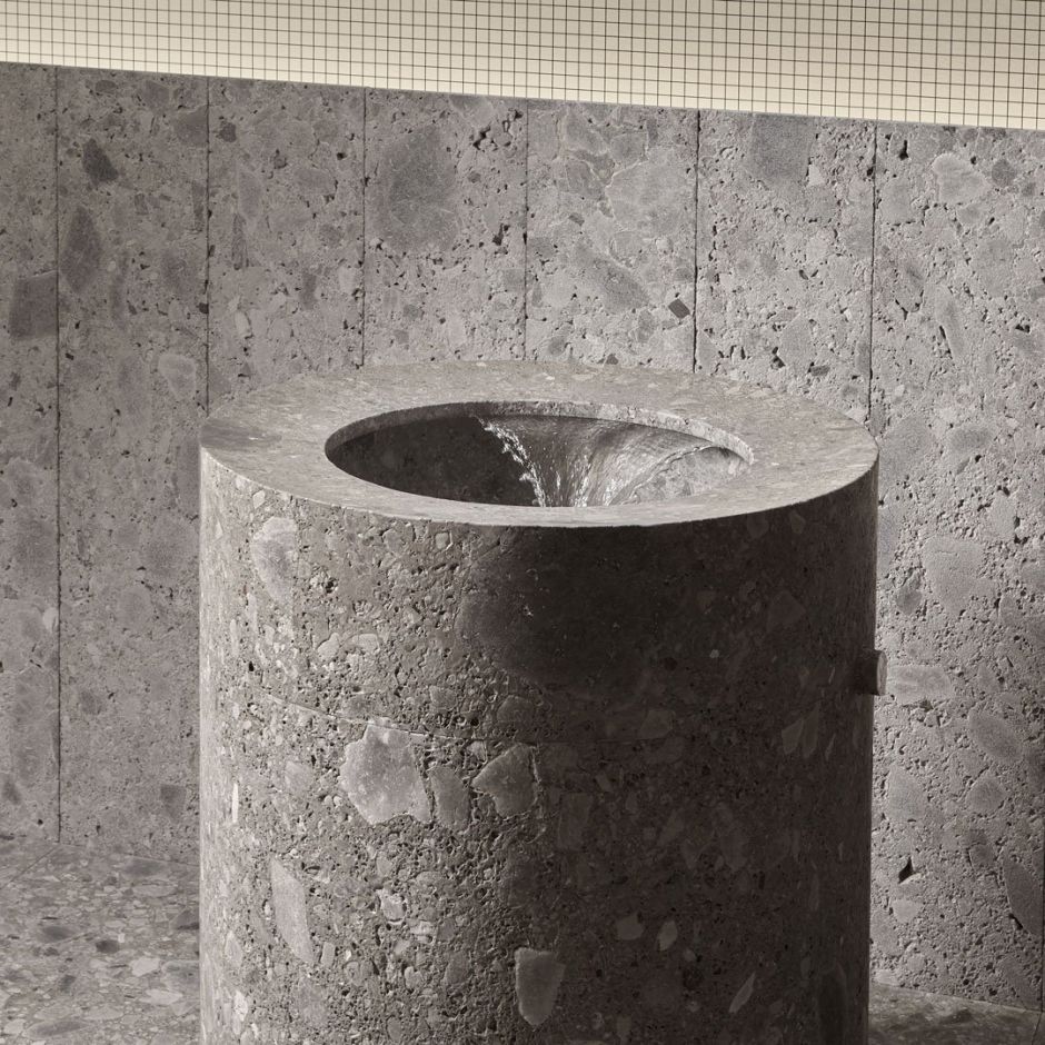 Раковина напольная из камня Antonio Lupi Lavabi ANIMAL ФОТО