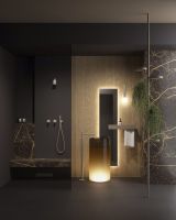 Напольная раковина Antonio Lupi Lavabi BREEZE 45х45 см с подсветкой и без схема 7