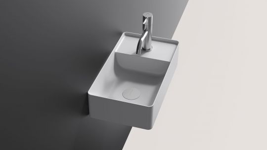 Раковина накладная/подвесная Antonio Lupi Lavabi SIMPLOMANI 45х25 см схема 4