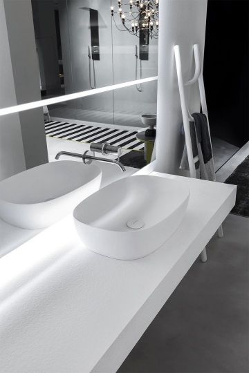 Раковина овальная накладная Antonio Lupi Lavabi SENSO160 60х40 см схема 6 Раковина овальная накладная Antonio Lupi Lavabi SENSO160 60х40 см схема 6