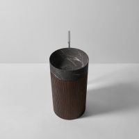 Напольная раковина из мрамора Antonio Lupi Lavabi RIGATINO2 диаметр 45см схема 4